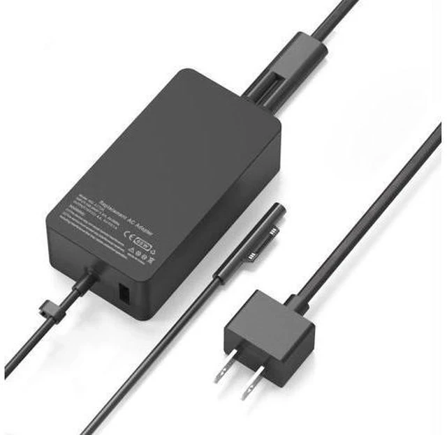 Alt view image 2 of 7 - 65W Surface Pro Laptop Charger for Surface Pro 10/9/8/7/6/5/4/3/X Windows Surface Laptop 6/5/4/3/2/1 Surface Book 3/2/1 Surface Go 3/2/1 Surface Charger Supports 44W 36W