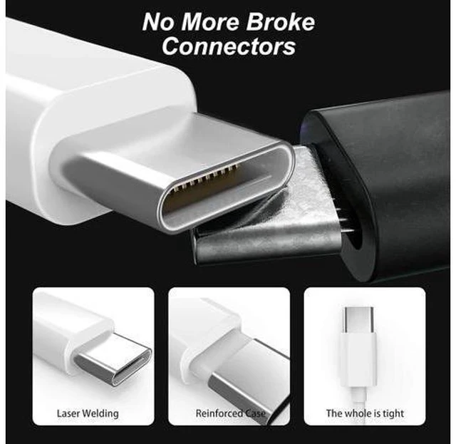 Alt view image 4 of 7 - Mac Book Pro Charger - 118W USB C Laptop Charger Power Adapter Fit MacBook Air 13 14 15 16 inch MacBook Pro M1 M2 M3 M4 iPad Pro and All Type C Port Devices 6.6 Ft USB C to C Cable