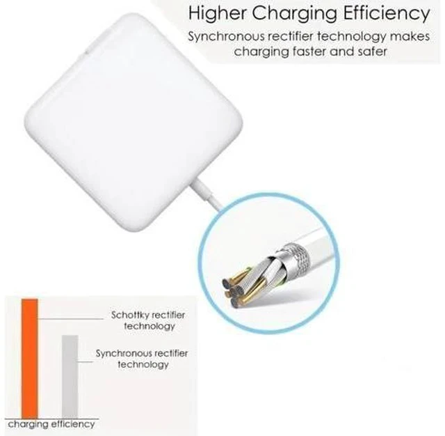 Alt view image 3 of 7 - Mac Book Air Charger Replacement for 45W T-Tip Power Adapter Compatible with Mac Book Air 11 inch & 13 inch Between 2012-2017