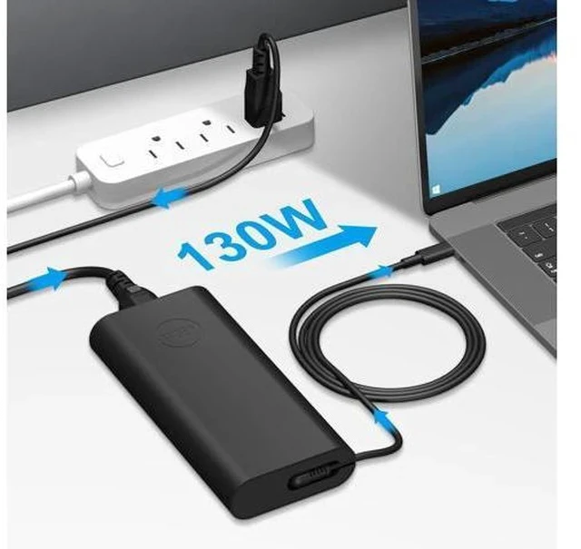 Alt view image 7 of 7 - Charger Compatible with Laptop Computer 130W 90W 65W 45W USB C Fast Power Adapter