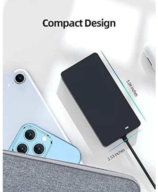 Alt view image 4 of 7 - 90 Watt AC Adapter Replacement Fit for Dell 90W Laptop Charger USB C - (Compatible with LA90PM170 DA90PM170 DA65NM170)