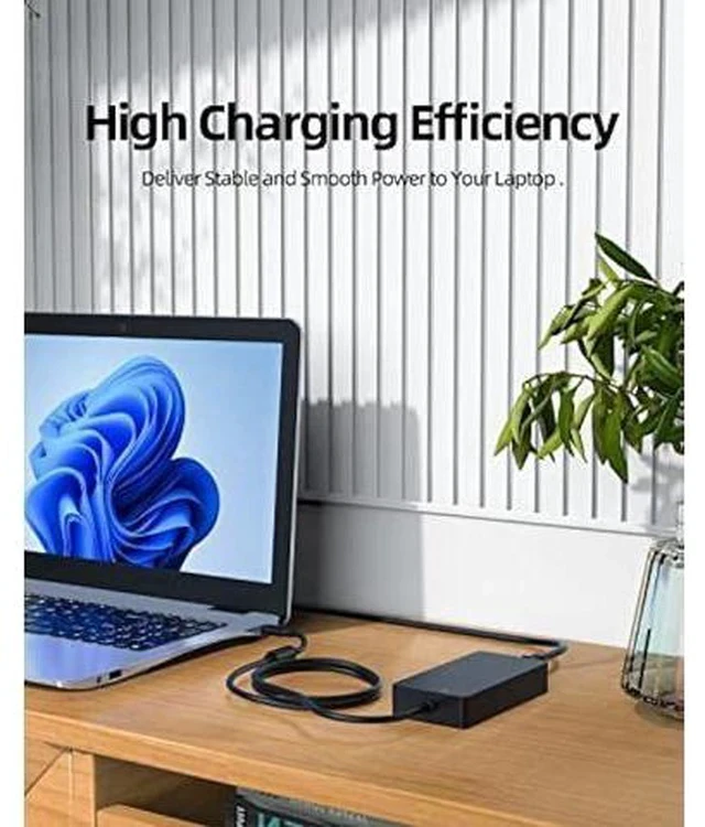 Alt view image 7 of 7 - 90 Watt AC Adapter Replacement Fit for Dell 90W Laptop Charger USB C - (Compatible with LA90PM170 DA90PM170 DA65NM170)