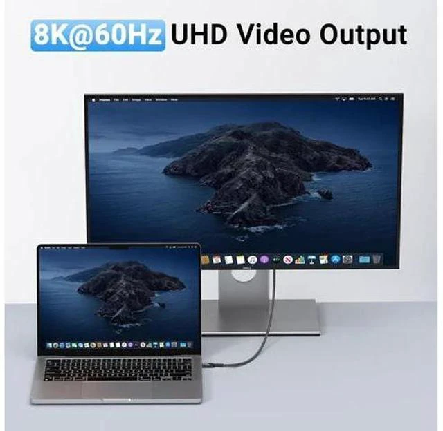 Alt view image 4 of 7 - USB 4 Data Cable(1.5FT 2packs) 40Gbps Data Transfer 8K Video and USB C to USB C 240W Charging Compatible with iPhone 15/Pro/Plus/Pro Max Galaxy Thunderbolt 4/3 Cable and USB-C