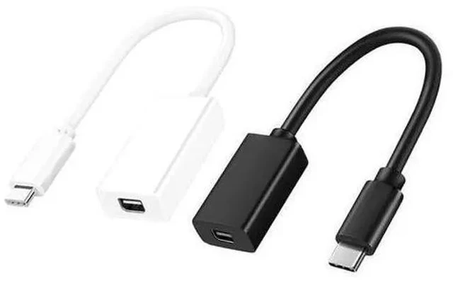 Main image of 2 Pcs Thunderbolt 3 USB 3.1 To Thunderbolt 2 Adapter Cable For Windows Mac OS BH, White & Black