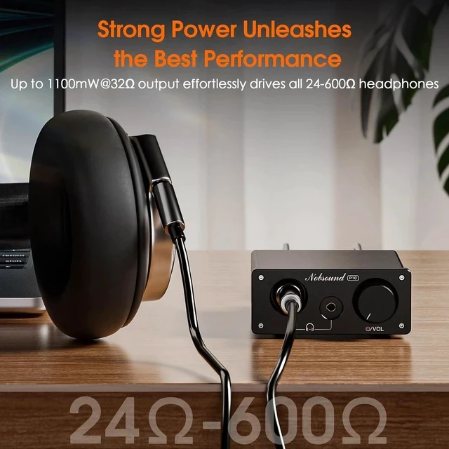 Alt view image 3 of 7 - Nobsound P10 HiFi Headphone Amplifier: 1100mW Output (24600) 30V Boost RCA/3.5mm Inputs & 6.35/3.5mm Outputs Swappable Op-Amps for Audiophiles & HiFi Music Lovers