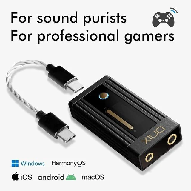 Alt view image 2 of 7 - Alpha XI1 Protable DAC/Headphone Amplifier, Hi res lessloss Sound with CS43198 SGM8262-2 Chips PCM768 DSD512 3.5mm+4.4mm Outpu, App Control for Phones Tablets laptops PC