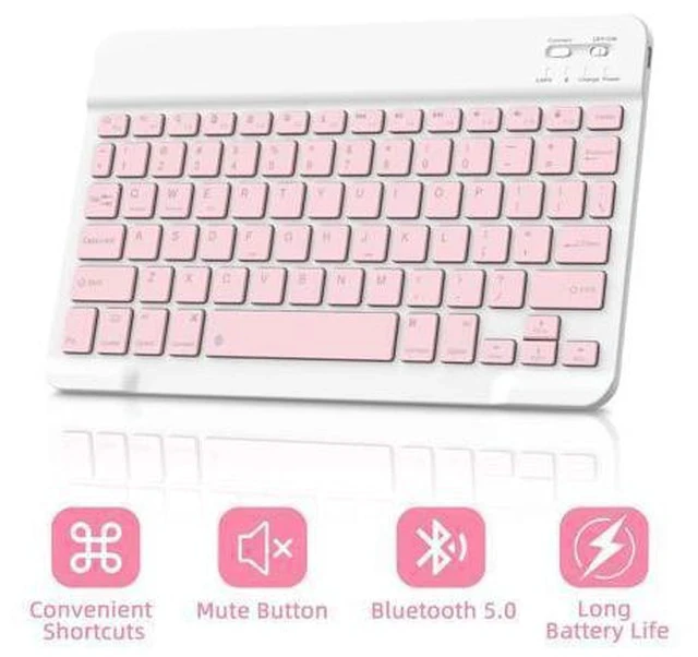 Alt view image 4 of 7 - GOKOCO for iPad Pro 11 inch M4 2024 Case with Keyboard-Keyboard Case for iPad Pro 11" 2024 with Pencil Holder,Wireless Detachable Keyboard,Auto Sleep/Wake Function-Pink