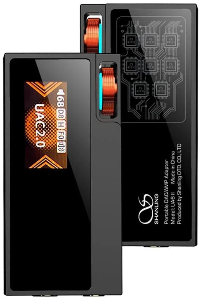Main image of UA6 II Portable Headphone Amplifier, The First 8×CS43131 Flagship USB Dongle DAC AMP, 133dB SNR, Supports 768kHz/32bit & DSD512, 365mW@32 Balanced Output, 3.5mm+4.4mm Jacks (Black)
