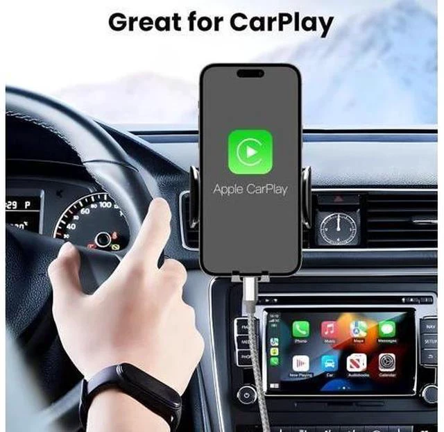 Alt view image 5 of 7 - SOEWIOU USB C Cable3 Pack 10FT 60W Fast Charging USB C to USB C Cable, Durable Type C Charger Cable for iPhone 17/16/15/iPad MacBook CarPlay and More-Grey White