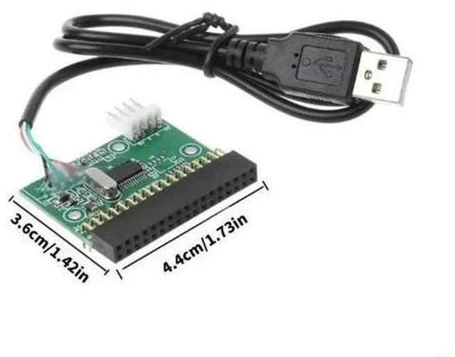 Main image of USB Cable Adapter 34P Floppy Connector Includes Power Cable Connector