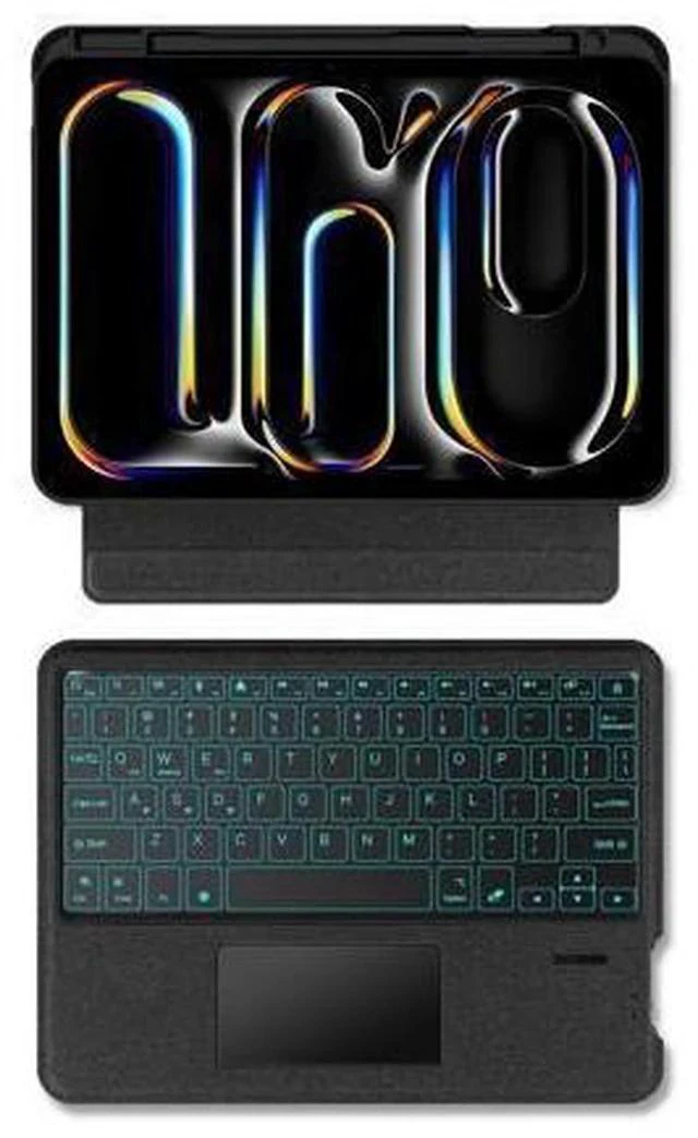 Alt view image 3 of 7 - kaidisen Backlit Keyboard Case for iPad Pro 11 inch M4 2024 Keyboard with Touchpad Backlight Portrait Mode Magnetic Detachable Touch Keyboard Case