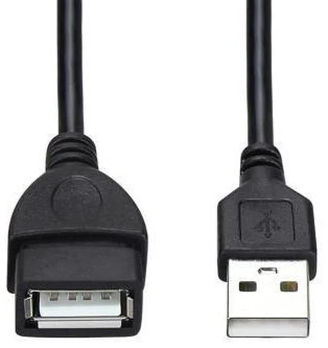 Alt view image 4 of 7 - USB Extension Cable 10-Pack Bulk Male to Female 5 ft USB-A 2.0 Extender Cord