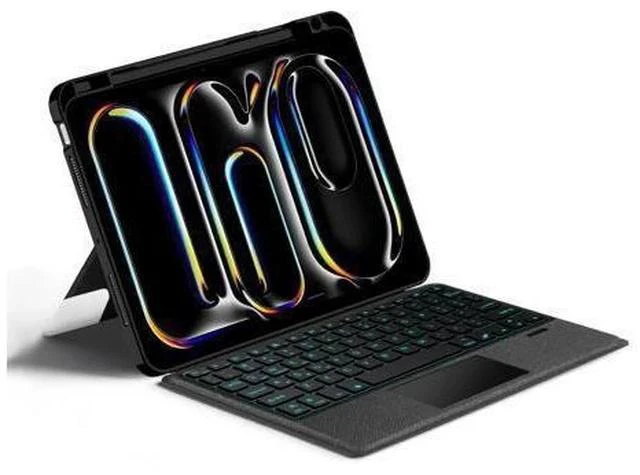 Alt view image 4 of 7 - kaidisen Backlit Keyboard Case for iPad Pro 11 inch M4 2024 Keyboard with Touchpad Backlight Portrait Mode Magnetic Detachable Touch Keyboard Case