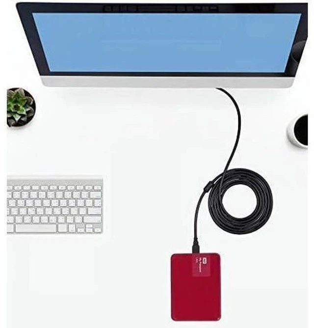 Alt view image 3 of 7 - USB to USB Cable Male to Male 20 ft Long USB 3.0 Cable A to A for Data Transfer Hard Drive Enclosures Printer Modem Cameras