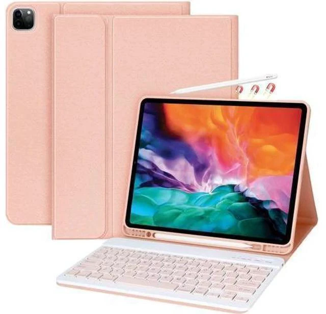 Main image of iPad Pro 12.9 Case with Keyboard -Keyboard Case for iPad Pro 12.9-inch 2022 (6th Generation), iPad Pro 12.9 5th (2021) & 4th (2020) & 3rd (2018) Gen, Wireless Detachable - with Pencil Holder