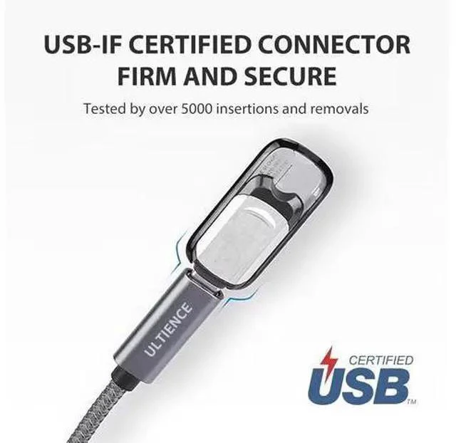 Alt view image 5 of 7 - USB to USB C Cable Adapter 2 Pack USB C Female to USB A Male Adapter - 10Gbps Data Transfer 60W Fast Charging Type-C 3.2 Converter Compatible with Laptops PCs Flash Drives (0.41 Ft Grey)