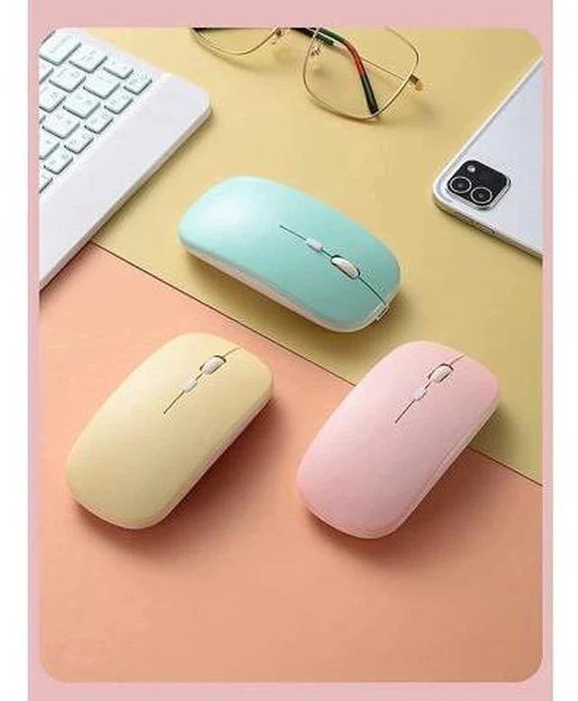 Alt view image 5 of 7 - PboyiqiS Keyboard Case for iPad 10 2022, iPad10th Generation Case with Keyboard and Mouse Cute Round Key Detachable Keyboard Case with Pencil Holder (Light Purple)