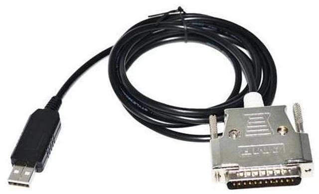 Main image of CHIP USB TO D-SUB 25 PIN DB25 MALE ADAPTER RS232 SERIAL COMMUNICATION CABLE FOR YASNAC LX3 MX3 CNC SYSTEM MACHINING CENTERS (Cable B) Cable length:5M