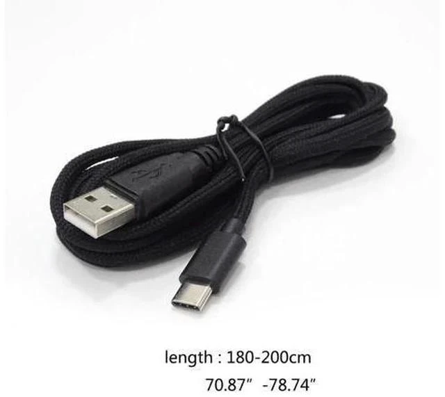 Alt view image 6 of 7 - USB Type C Mouse Charging Cable for Mouse and Keyboard Replacement Repair Part