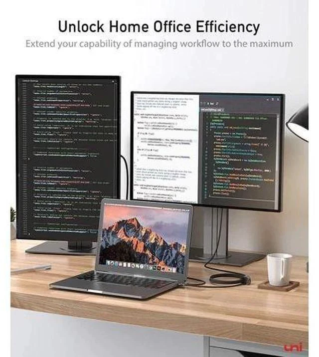 Alt view image 6 of 7 - USB C to HDMI Cable for Home Office 6ft (4K@60Hz) USB Type C to HDMI Cable Thunderbolt 4/3 Compatible with iPhone 15 Pro/Max MacBook Pro/Air 2023 iPad Pro Surface Book 2 Galaxy S24