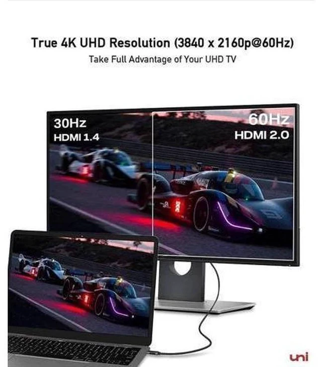 Alt view image 7 of 7 - USB C to HDMI Cable for Home Office 6ft (4K@60Hz) USB Type C to HDMI Cable Thunderbolt 4/3 Compatible with iPhone 15 Pro/Max MacBook Pro/Air 2023 iPad Pro Surface Book 2 Galaxy S24