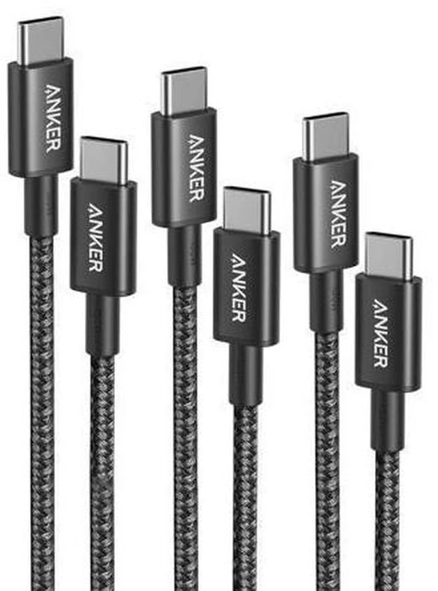 Alt view image 7 of 7 - USB C to USB C Cable Type-C Charging Cord Fast Charge(3.3FT+6FT+10FT 100W) for iPhone 17 Series MacBook and More(Black)