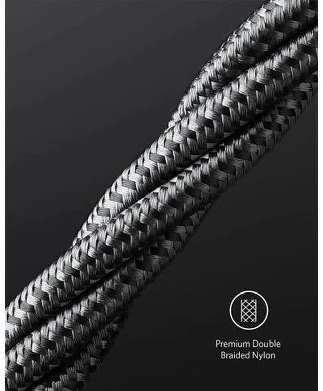 Alt view image 6 of 7 - USB C to USB C Cable Type-C Charging Cord Fast Charge(3.3FT+6FT+10FT 100W) for iPhone 17 Series MacBook and More(Black)