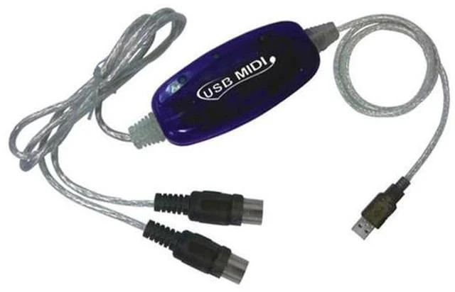 Main image of USB to MIDI line music editing line USB data cable WIN8 MAC MIDI USB Cable Converter PC Music Keyboard Adapter