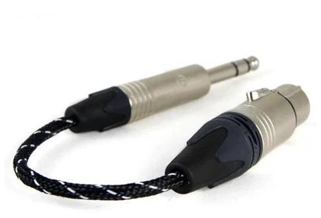 Alt view image 3 of 7 - HiFi Cable PAILICCS Cable Balance Headphone Adapter Cable (4-pin XLR Female to 6.35 Male) ZY-006