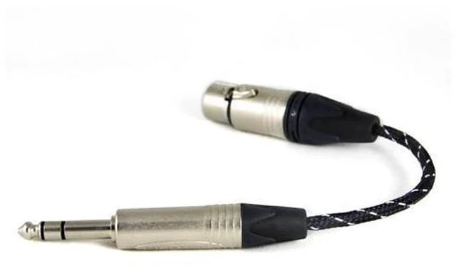 Alt view image 7 of 7 - HiFi Cable PAILICCS Cable Balance Headphone Adapter Cable (4-pin XLR Female to 6.35 Male) ZY-006