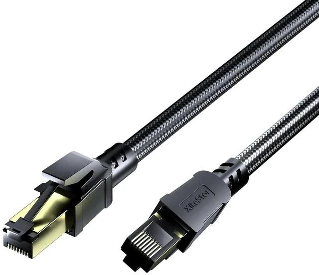 Main image of Cat 8 Ethernet Cable, Heavy Duty High Speed Internet Network Cable, Professional LAN Cable Shielded in Wall (Cat8-26FT)