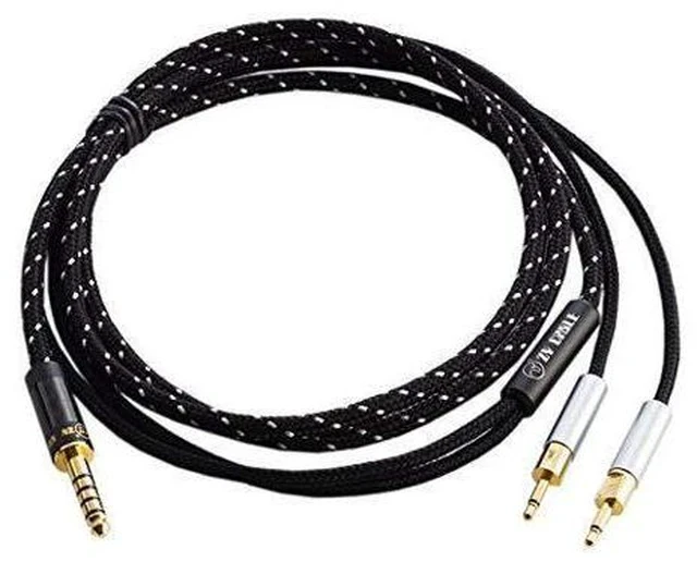 Alt view image 5 of 6 - Cable ZY-249 4.4mm 5-Pole Balance Plug Cable HD700 HE400i Headphone Extension Cords Upgrade Cable