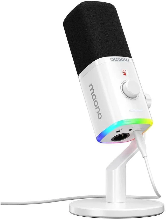 Main image of USB/XLR Podcasting Microphone for PC, Gaming Streaming Dynamic Mic with Mute Button, RGB, Desktop St