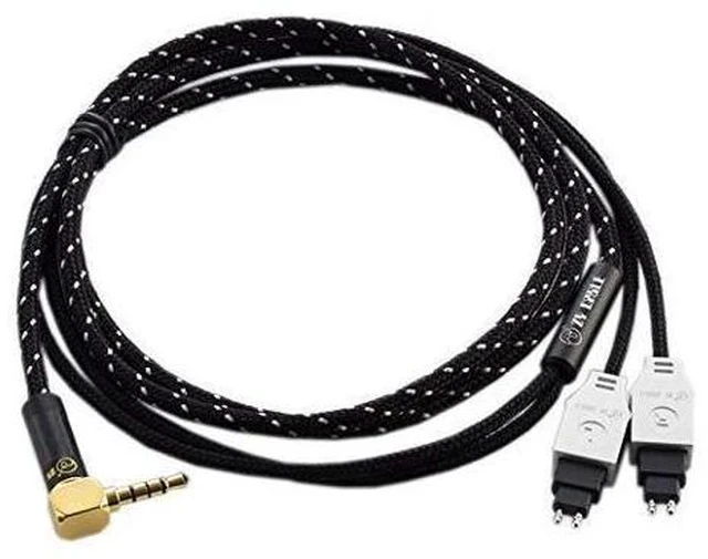 Alt view image 4 of 7 - Cable ZY-244 3.5mm 4-Pole Balance Plug Cable HD650 HD600 HD660s Headphone Extension Cords Upgrade Cable