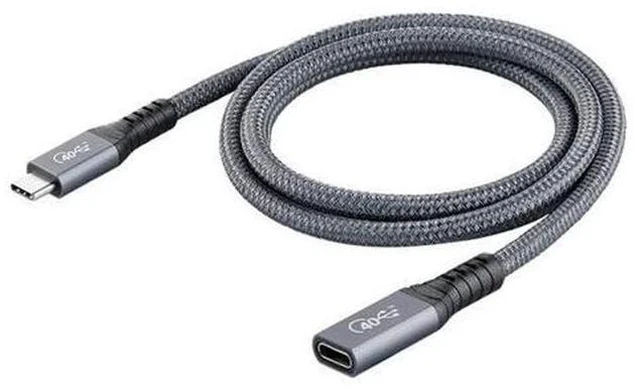 Main image of USB4 USB-C Type-C Male to Type-C Female Extension Cable 40Gbps with 100W Charging and 8K@60Hz