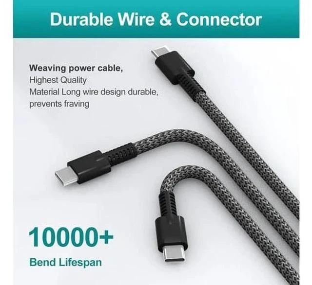 Alt view image 6 of 7 - New 65W USB C Slim Compatible with HP Laptop Charger Spectre x360 Envy Chromebook Elitebook x360 Pavilion Elite x2 Regular Compatible with HP Chromebook and Elitebook Charger.