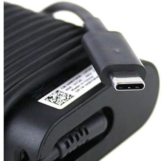 Alt view image 2 of 7 - 65W USB Type C AC Charger for Dell LA65NM170, 2YKOF, 02YKOF, Dell XPS 12 9250, Dell Latitude 12 7275, Dell Latitude 3380 3390 7368 7370 7389 7390 2-in-1 E7370 Laptop Power Supply Adapter Cord