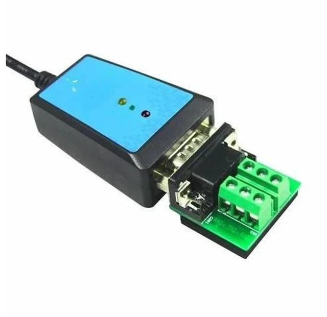 Alt view image 2 of 2 - FOR USB2.0 USB 2.0 to RS485 RS-485 RS422 RS-422 DB9 COM Serial Port Converter Adapter Cable chipset 1.8M Ring Led