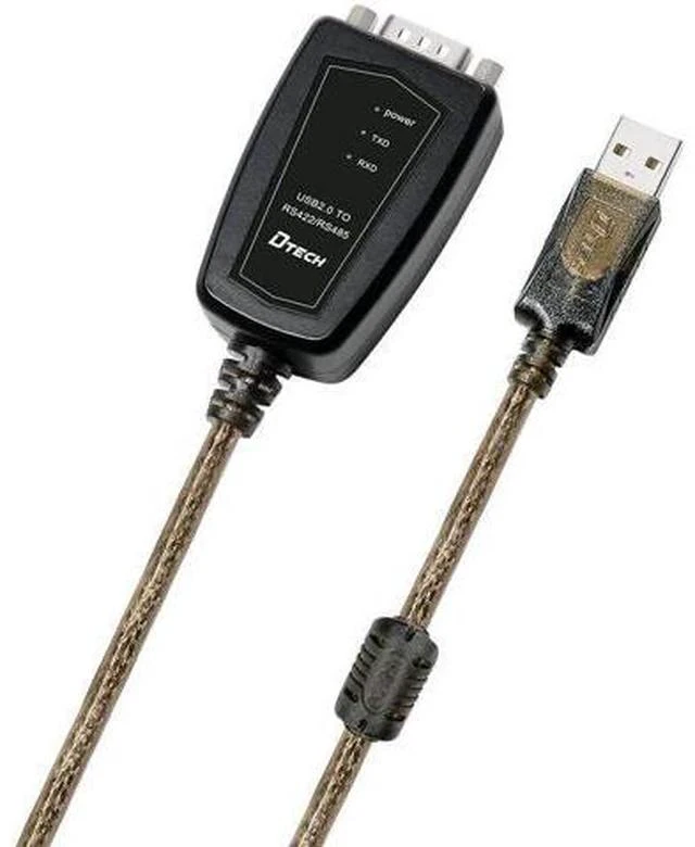 Alt view image 5 of 6 - DTECH USB to RS485 Adapter RS422 Serial Port Cable with CP2102 Chip Terminal Board LED Lights Ferrite Core for Windows 10 8 7 XP Mac (5 Feet)