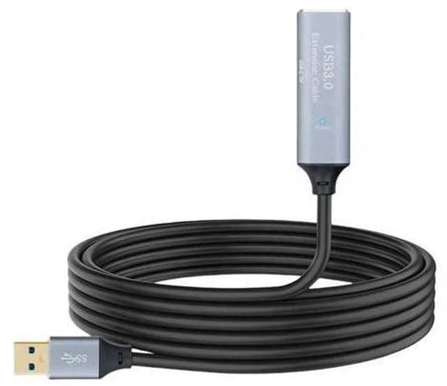 Alt view image 2 of 5 - USB3.0 Male Female 5M/30M Aluminum Alloy Extension Cable PVC USB Cable Scanning Computer Mouse Keyboard Printer Data Access 5M