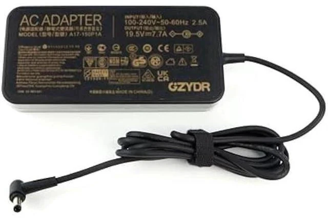 Alt view image 2 of 7 - 150W Laptop Adapter 19.5V 7.7A A17-150P1A AC Adapter for Asus Laptop Charger 5.5x2.5mm(not 4.5x3.0mm)