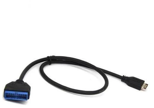 Main image of 30CM USB 3.1 E-type male to IDC20P male adapter cable 20n extension cable for computer motherboard