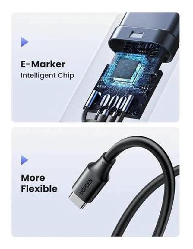 Alt view image 4 of 7 - 100W 3-Pack USB C Cable Fast Charging USB-C Charger Cable Compatible with iPhone 17/17 Air/17 Pro/17 Pro Max/16 MacBook Pro 2022 iPad Pro 2022 Galaxy S25/S24 Ultra Pixel 6.6FT