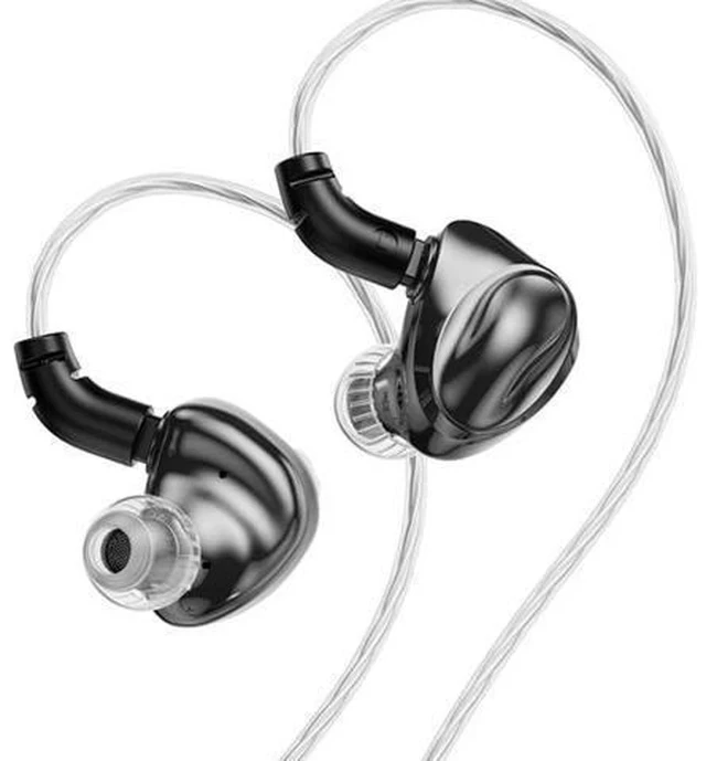 Alt view image 3 of 7 - Dolphin 10mm Dual Magnetic Circuit Dynamic Driver in-Ear Headphone with Interchangeable Cable (3.5mm with mic)