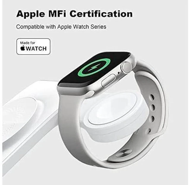 Alt view image 5 of 6 - Nillkin 3 in 1 Charging Station for Apple Devices, Foldable&Portable Magsafe Charger Stand for iPhone 15/14/13/12 Pro Max/Pro, Only for Apple Watch Ultra/8/7/SE/6/5/4/3/2, for AirPods