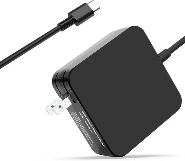 Main image of 65W USB C Power Adapter Type C Power PD Wall Fast Charger Compatible with Mac Book Pro ZenBook Latitude Matebook HP Spectre Chromebook Smart Phones