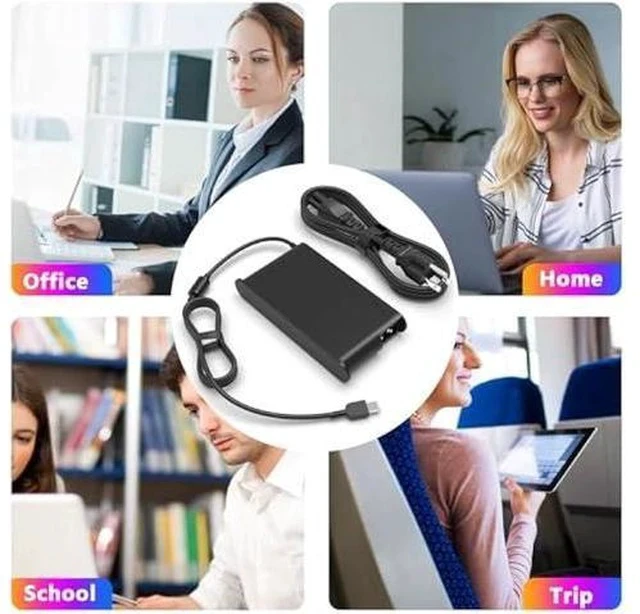 Alt view image 7 of 7 - Slim Legion 5 Charger AC Adapter Compatible with Lenovo Gaming Laptop Charger 230W 170W Replacement for Lenovo Legion LOQ ThinkPad Slim IdeaPad Gaming Series ADL230NDC3A ADL230NLC3A Power Adapter