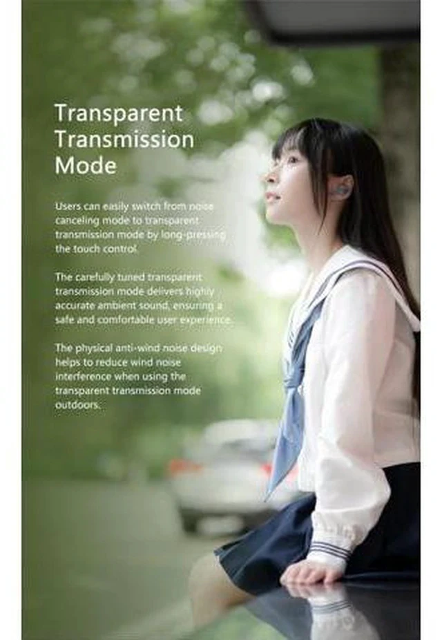 Alt view image 6 of 7 - MOCA True Wireless Headphone TWS BT 5.4 Wireless Charging in-Ear Earphone (Brown)