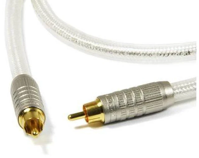 Alt view image 2 of 7 - HiFi Cable Digital Coaxial Cable HD-G 75 ohms Digital coaxial(for colorfly C4 Upgrade Version) ZY-035 1.5M