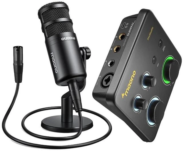 Main image of USB Audio Interface for PC & XLR Dynamic Microphone: Interface with XLR Input 24-bit/192kHz Routing